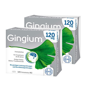 Gingium® 120 mg Filmtabletten Doppelpackung (2x120 St)