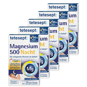 TETESEPT Magnesium 500 Nacht Tabletten (5x30St)