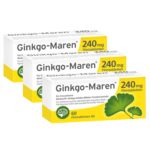 GINKGO-MAREN 240 mg Filmtabletten (3x 60St)
