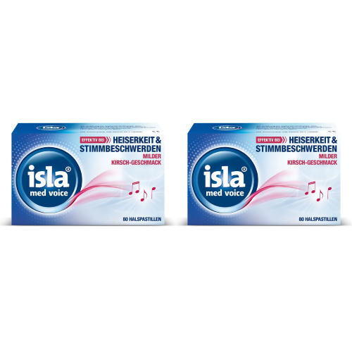 ISLA MED voice Pastillen Doppelpackung (2x 80St)