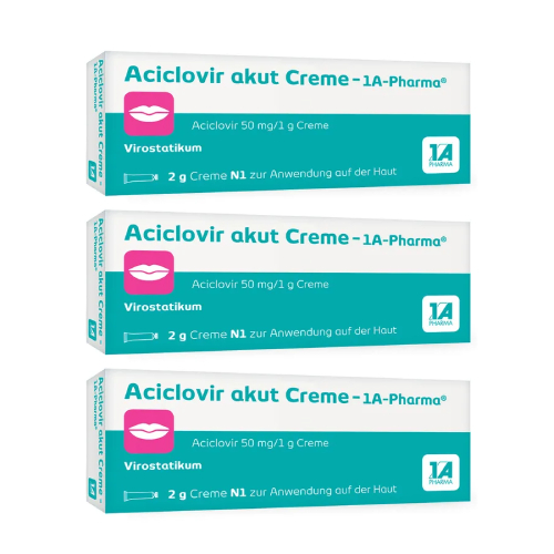 ACICLOVIR akut Creme-1A Pharma (3x2g)