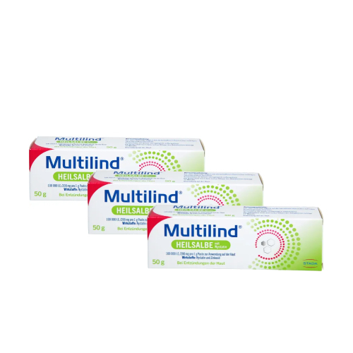 MULTILIND Heilsalbe m.Nystatin u.Zinkoxid (3x50g)