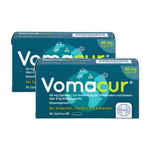 VOMACUR 40 Suppositorien Doppelpackung (2x10St)