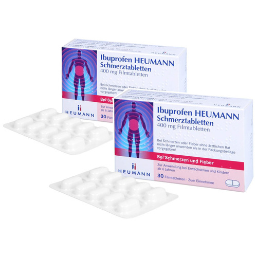 IBUPROFEN Heumann Schmerztabletten 400 mg (2x30St)