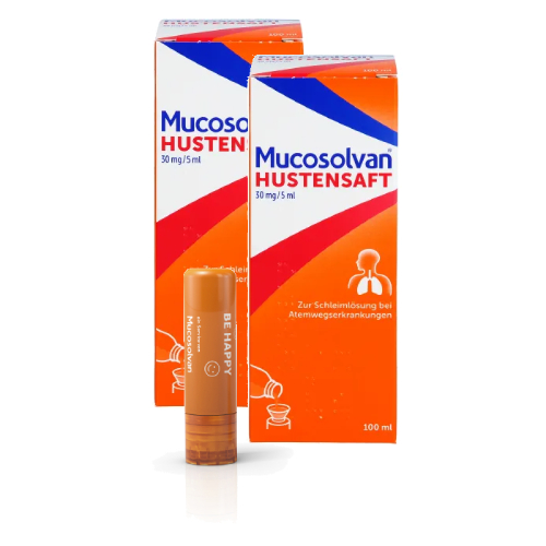 MUCOSOLVAN Saft 30 mg/5 ml + Mucosolvan Lippenpflegestift