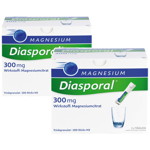 MAGNESIUM DIASPORAL 300 mg Granulat Doppelpackung