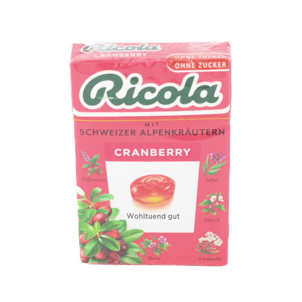 RICOLA o.Z.Box Cranberry Bonbons