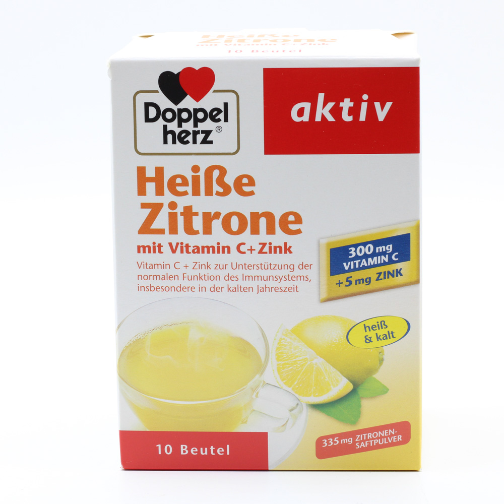 DOPPELHERZ heiße Zitrone Vitamin C+Zink Granulat