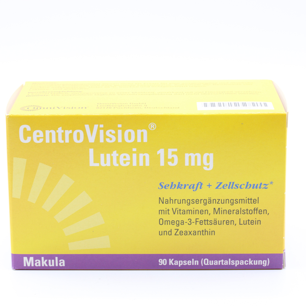 CENTROVISION Lutein 15 mg Kapseln