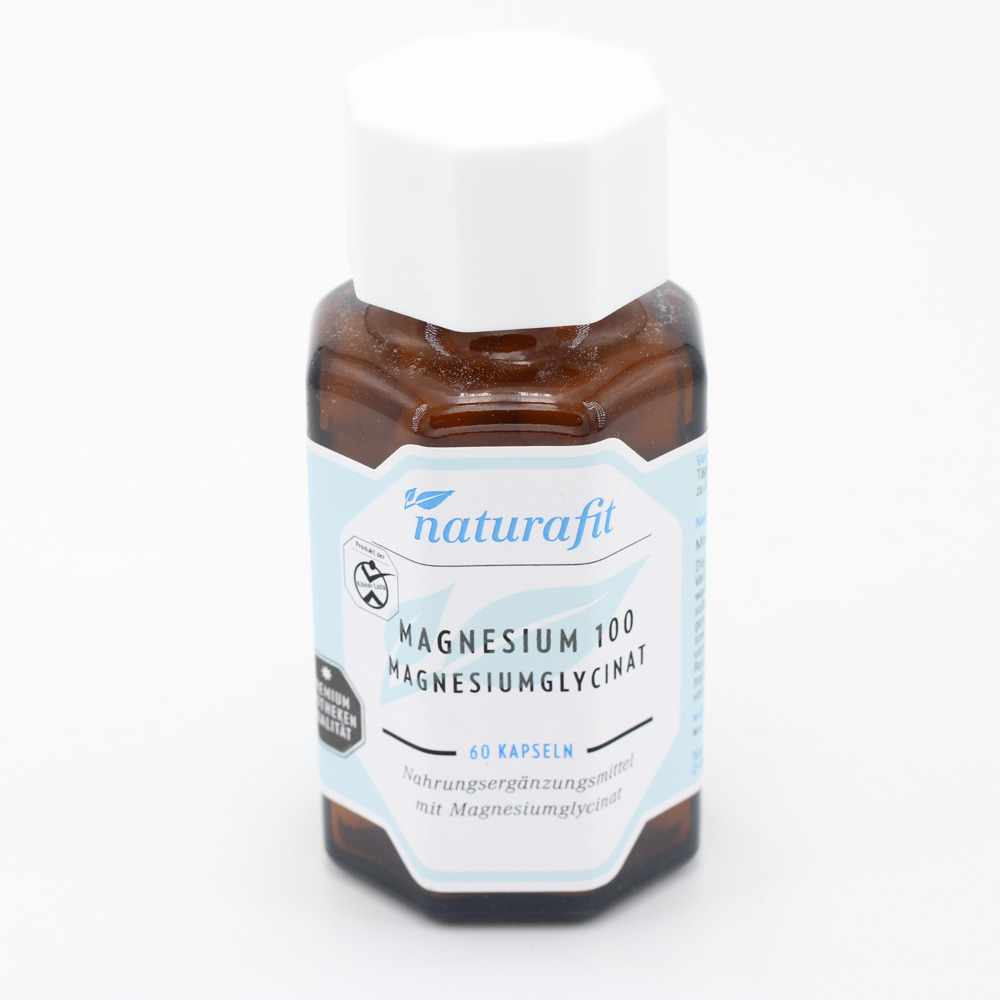 NATURAFIT Magnesium 100 mg Magnesiumglycinat Kaps.