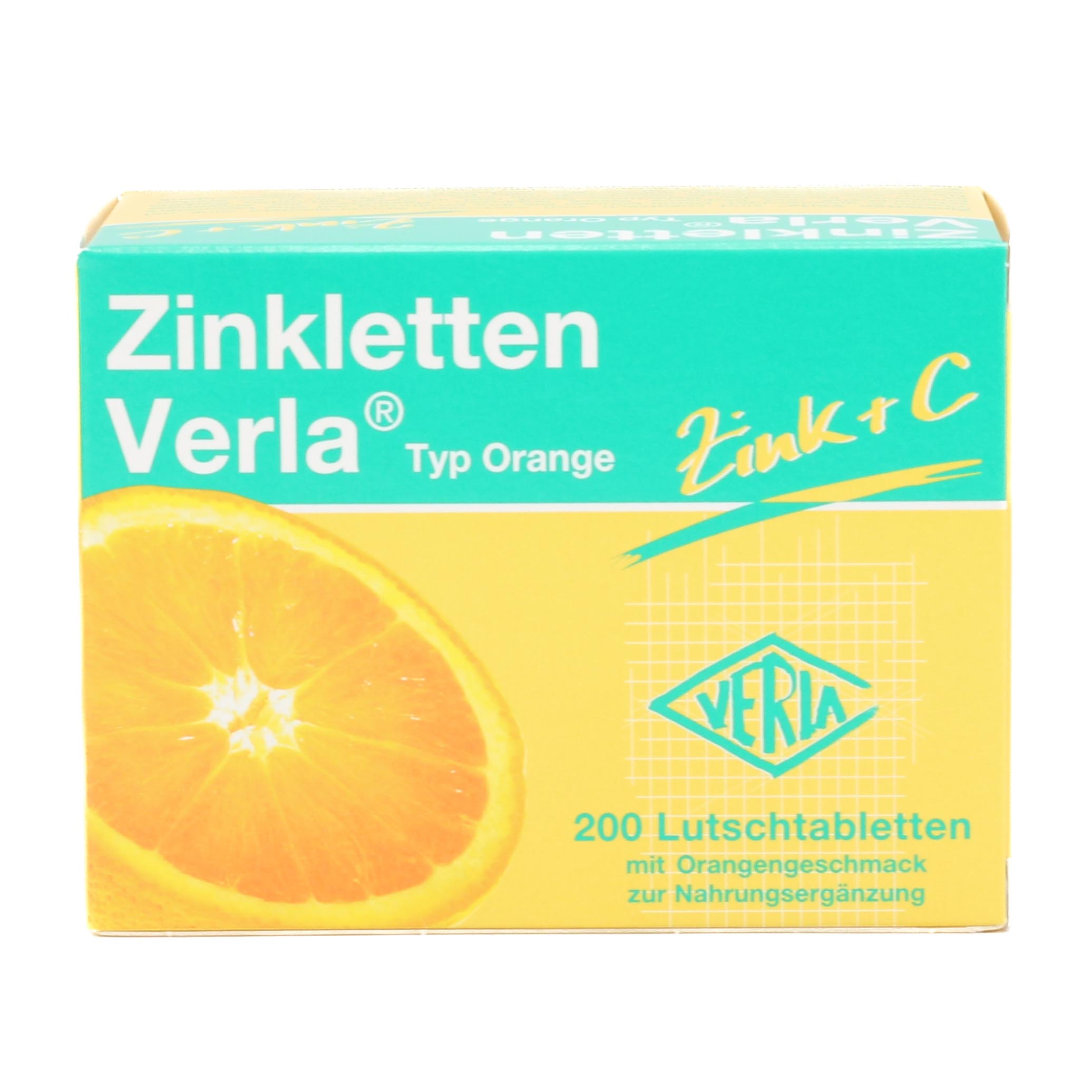 ZINKLETTEN Verla Orange Lutschtabletten