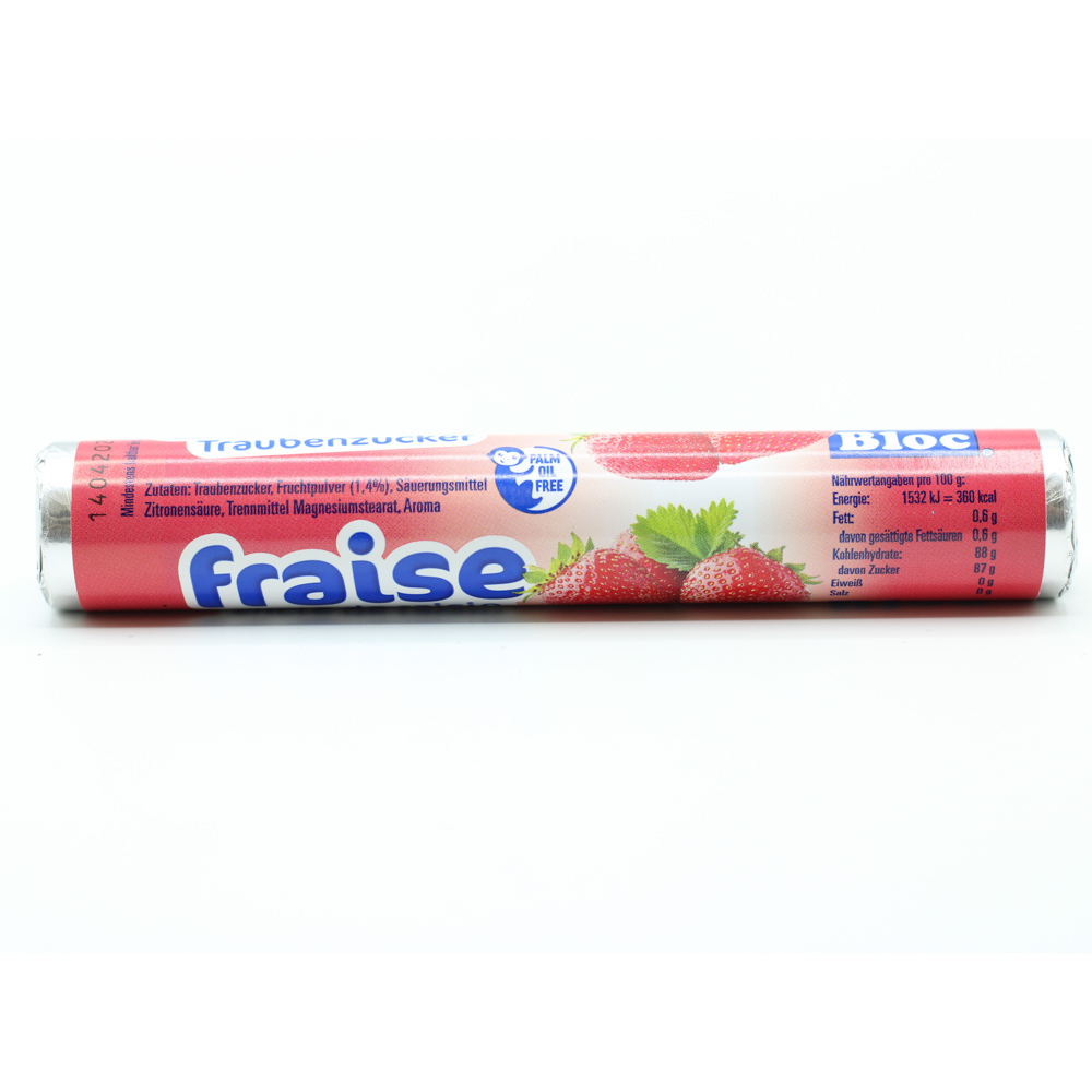 BLOC Traubenzucker Erdbeere Rolle
