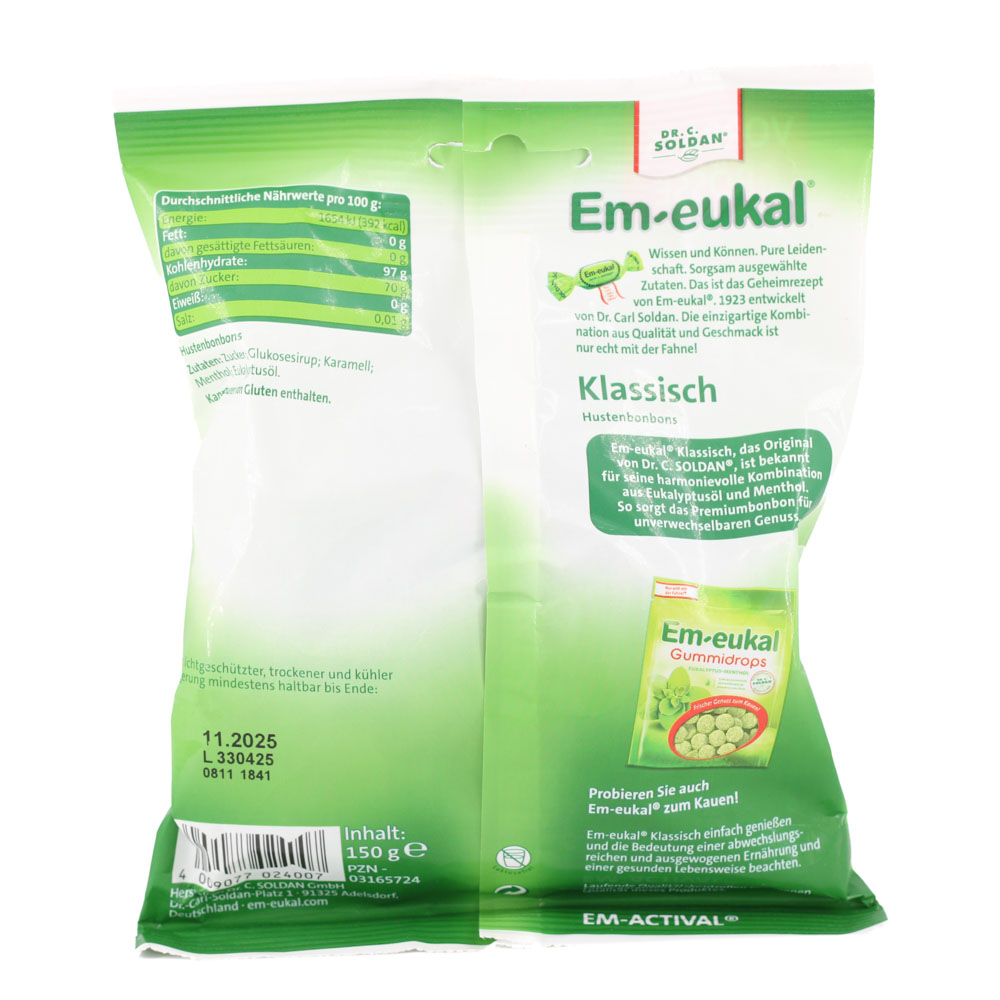 EM-EUKAL Bonbons klassisch zuckerhaltig