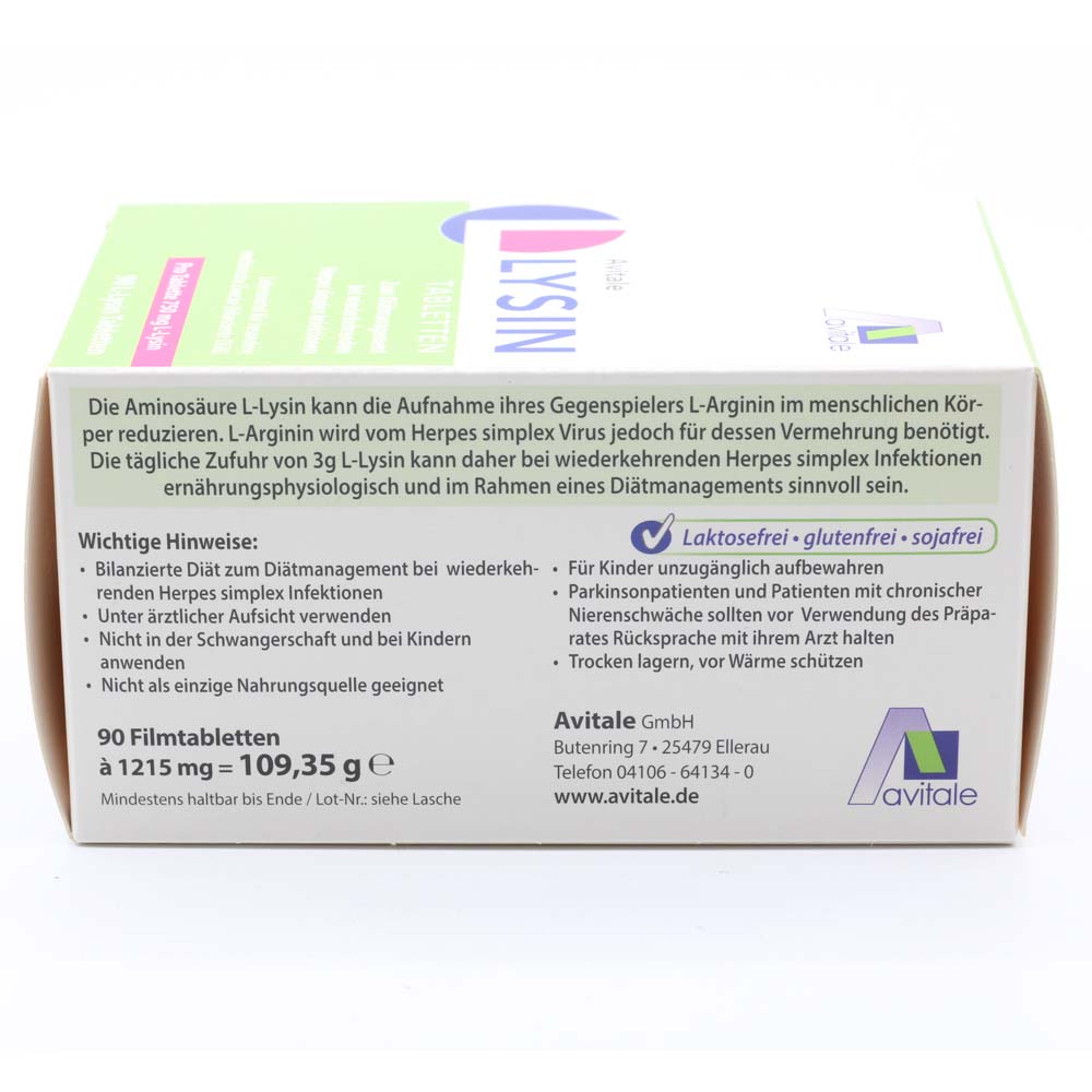 L-LYSIN 750 mg Tabletten
