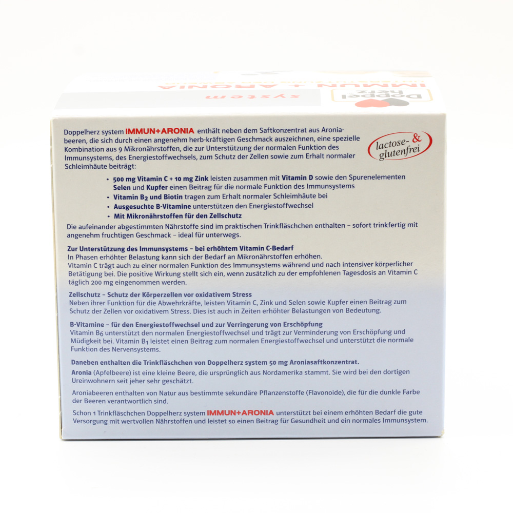 DOPPELHERZ Immun+Aronia system Ampullen