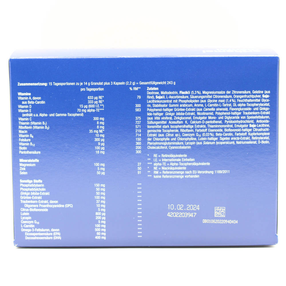 ORTHOMOL mental Granulat/Kapseln 15 Tage Kombip.