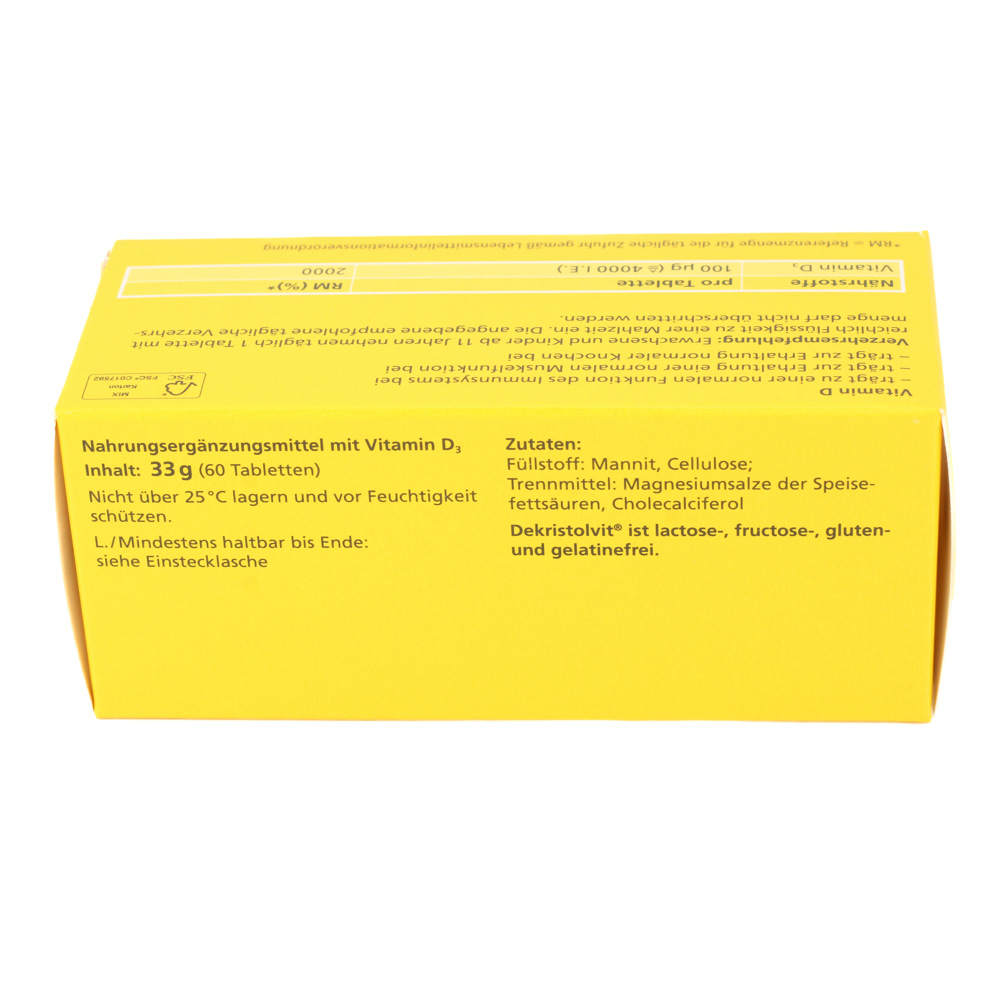 DEKRISTOLVIT D3 4000 I.E. Tabletten