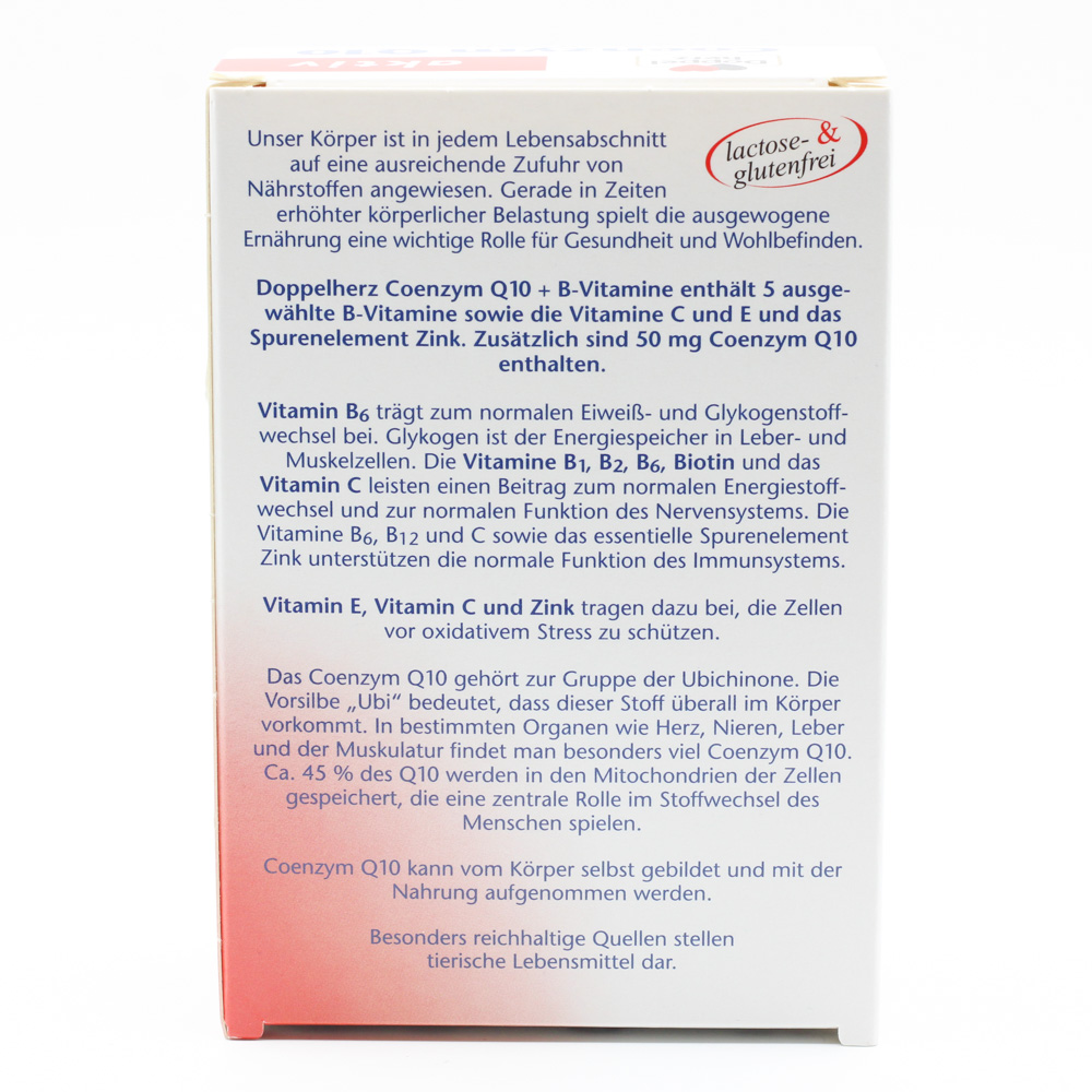 DOPPELHERZ Coenzym Q10+B Vitamine Kapseln