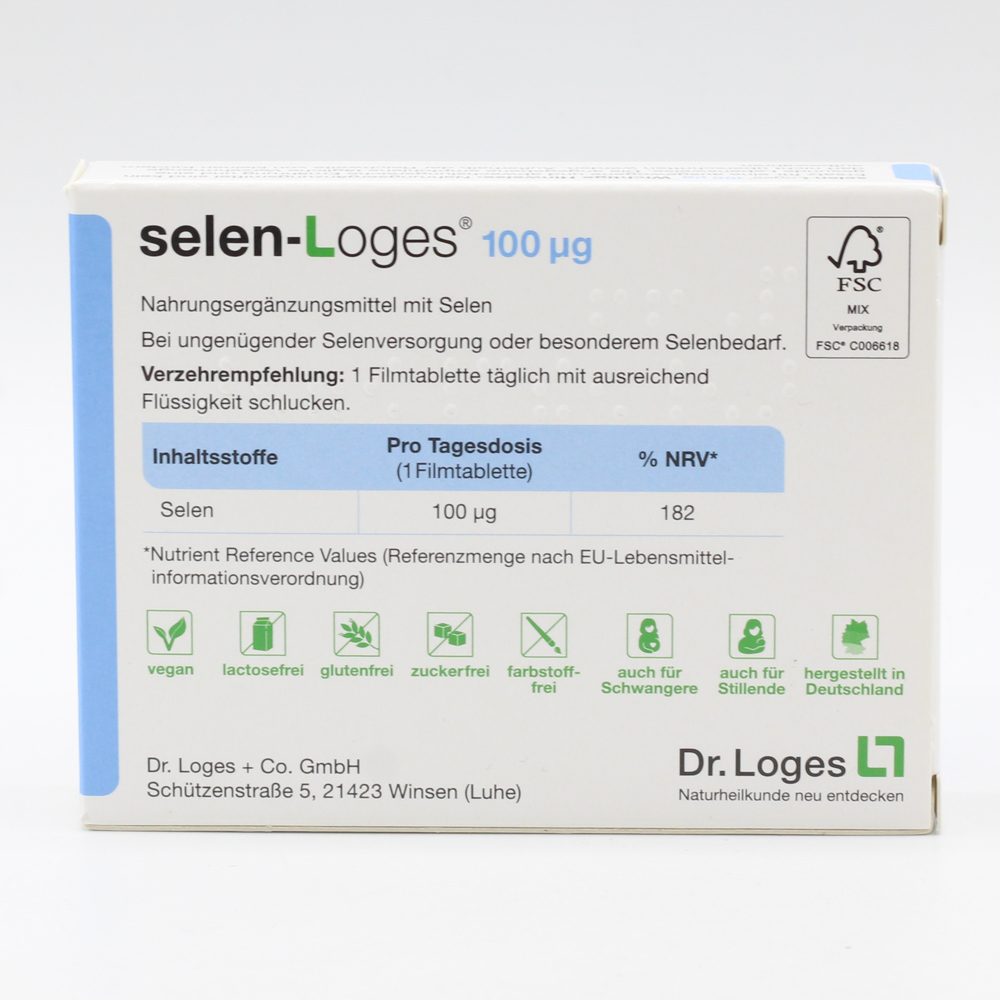 SELEN-LOGES 100 μg Filmtabletten