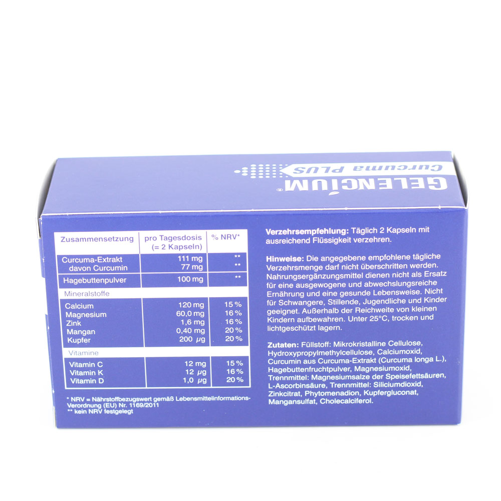 GELENCIUM Curcuma Plus hochdosiert m.Vit.C Kapseln