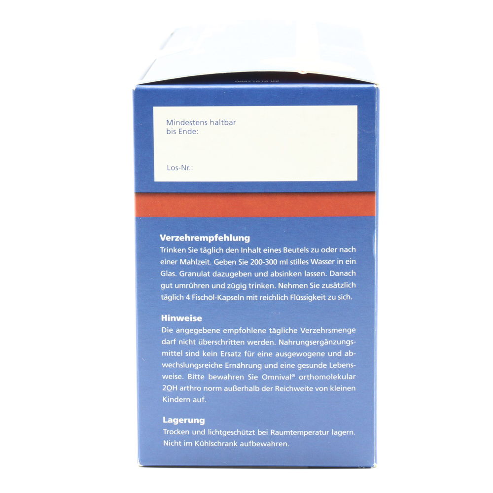 OMNIVAL orthomolekul.2OH arthro norm 30Gran.Kap.