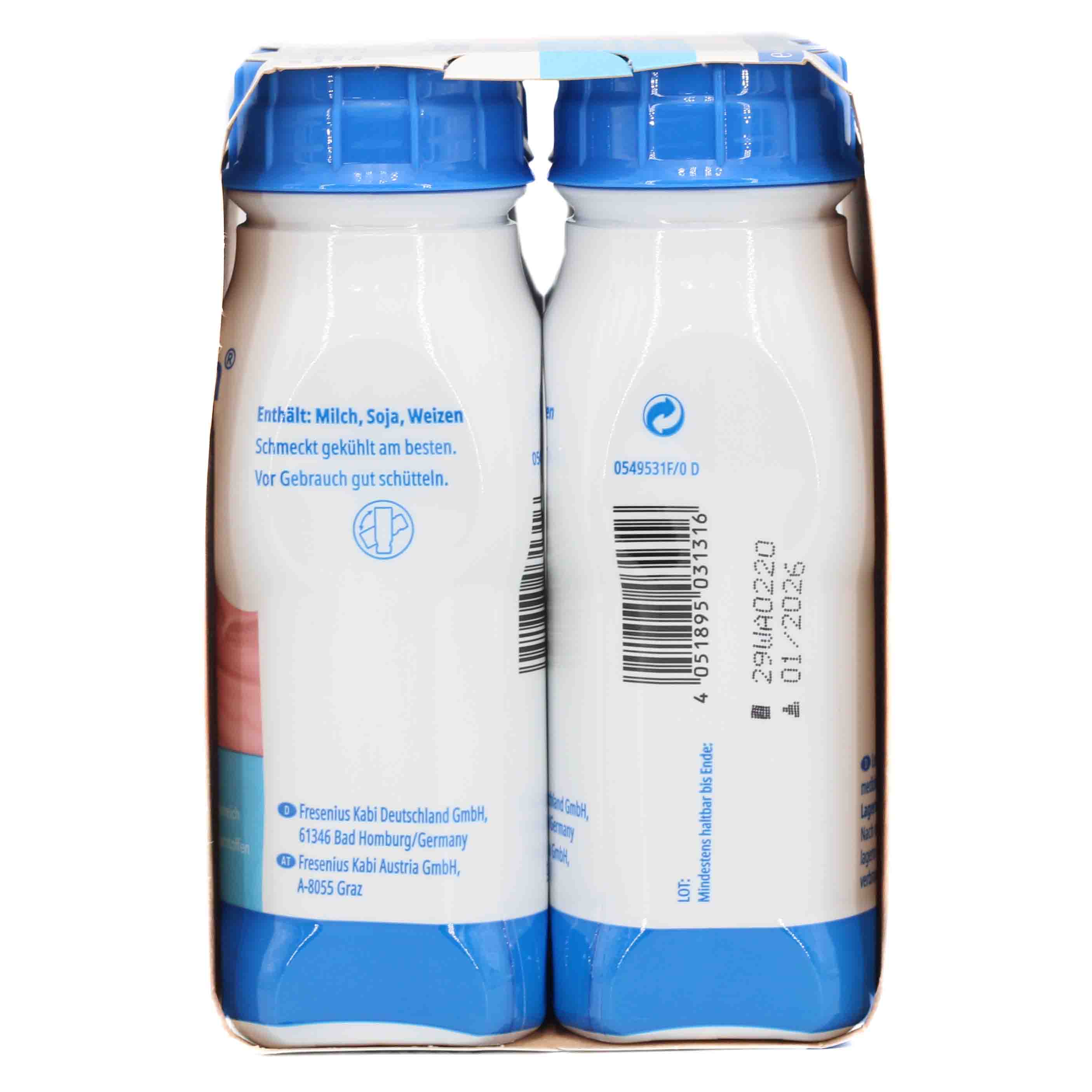 FRESUBIN ENERGY Fibre DRINK Erdbeere Trinkflasche Trinknahrung