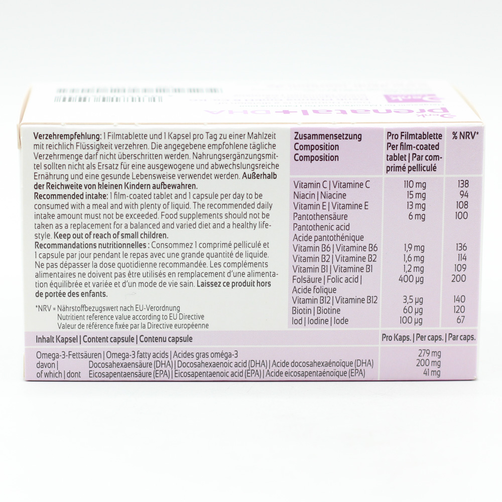PRENATAL+DHA Denk 30 Filmtabl.+30 Kapseln