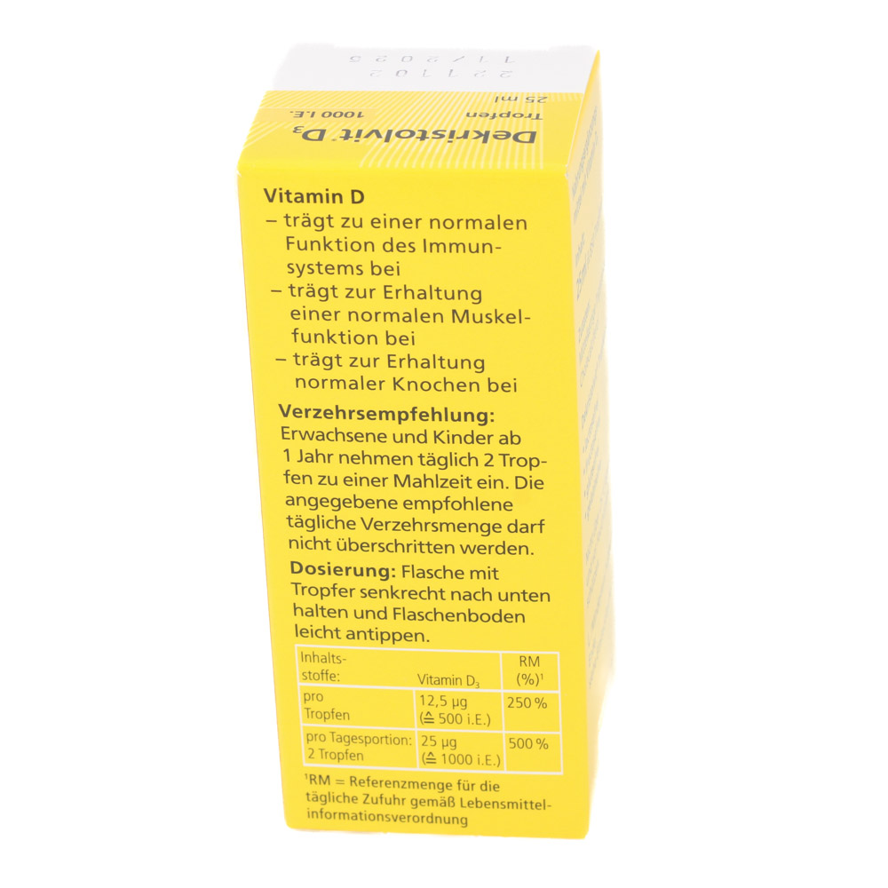 DEKRISTOLVIT D3 1000 I.E. Tropfen
