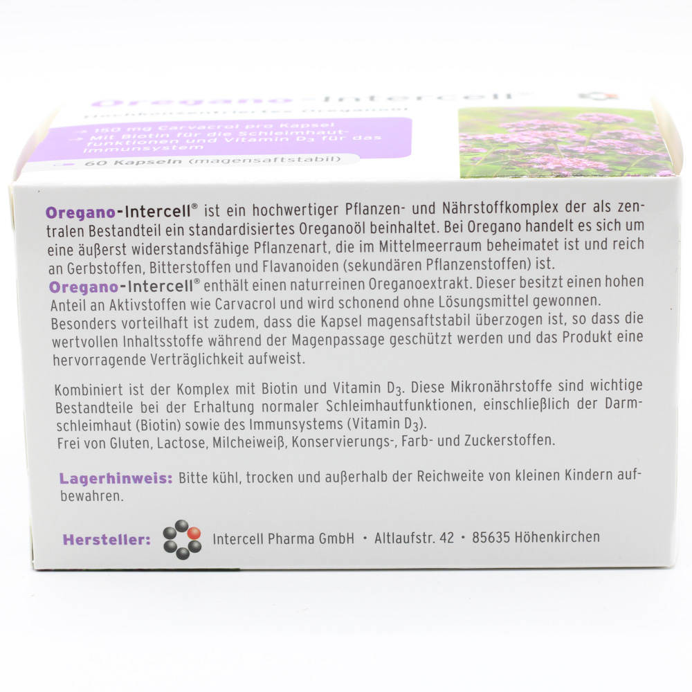 OREGANO-INTERCELL magensaftresistente Weichkapseln