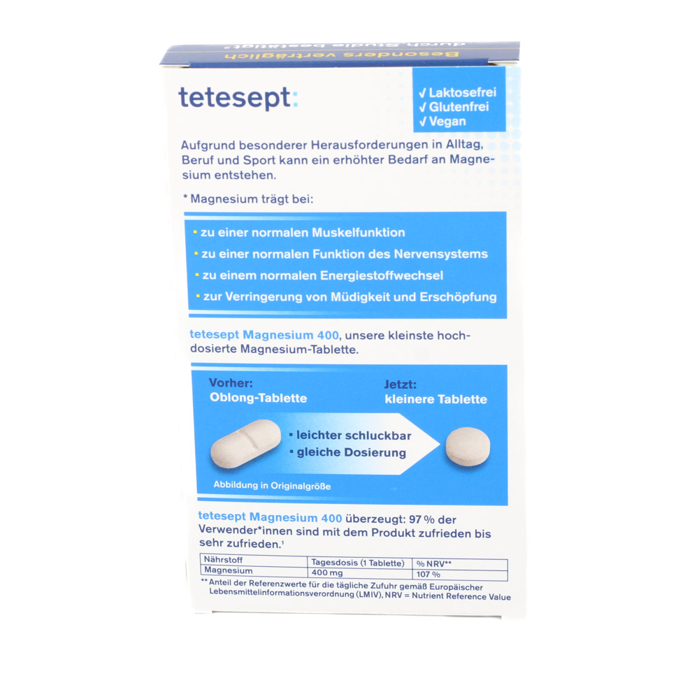 TETESEPT Magnesium 400 hochdosiert Tabletten