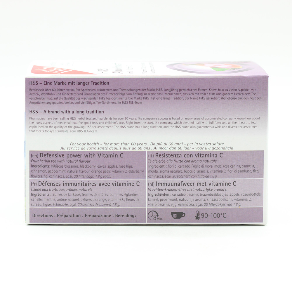 H&S Abwehrkraft mit Vitamin C Filterbeutel
