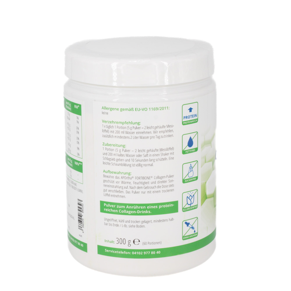 APORTHA FORTIBONE B Rind Collagen-Pulver