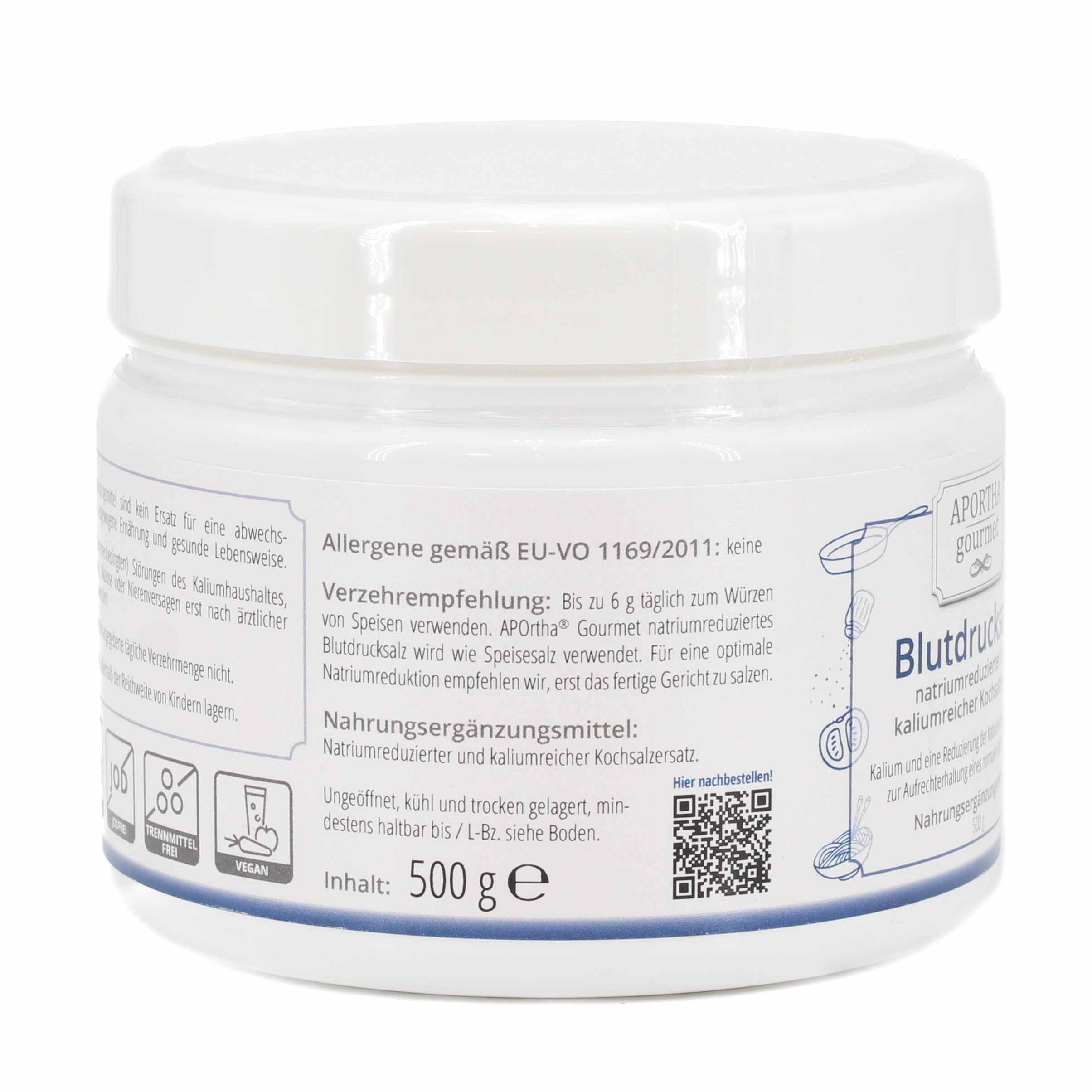 APORTHA Gourmet natriumreduzier.Blutdrucksalz Plv.