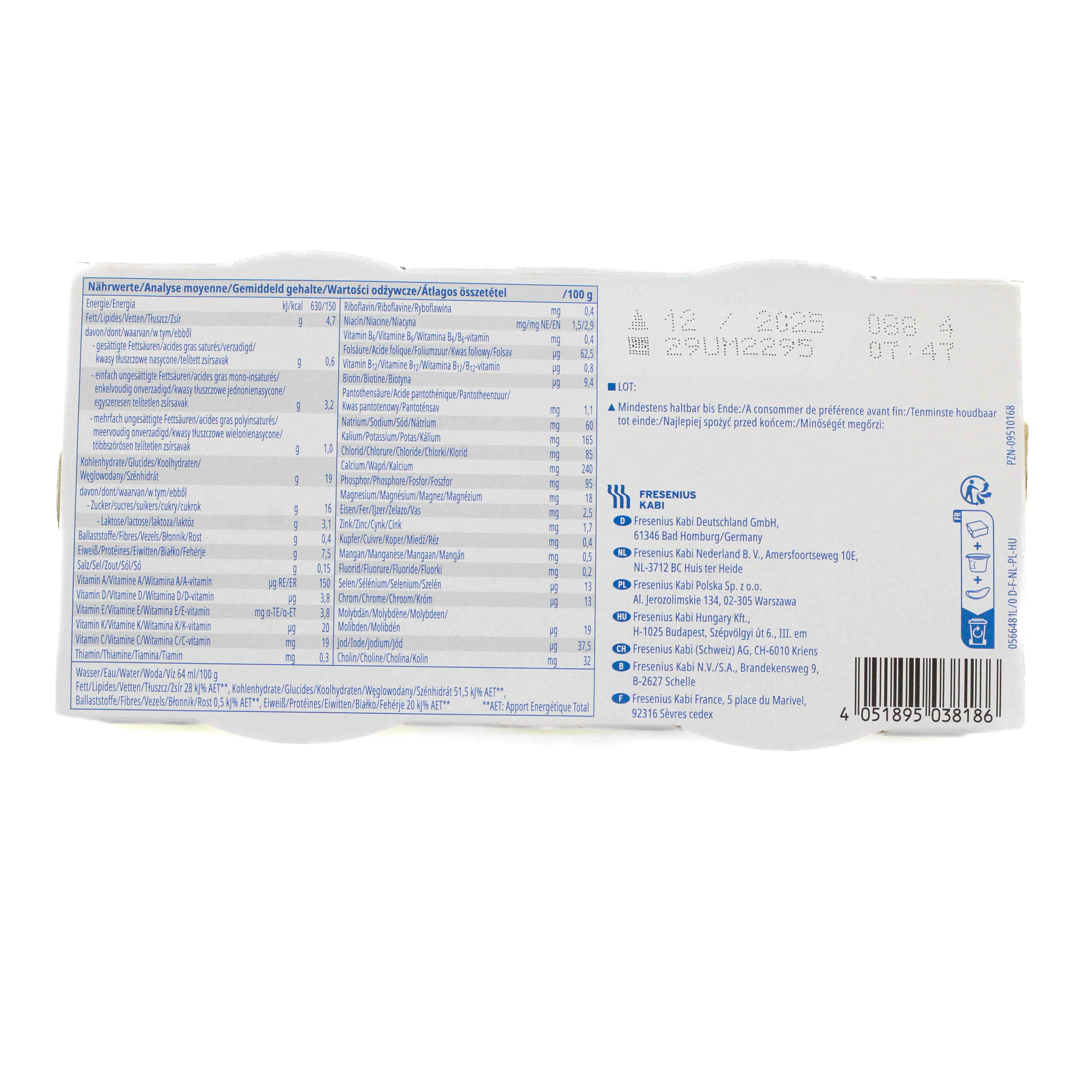 FRESUBIN YOcreme Lemon