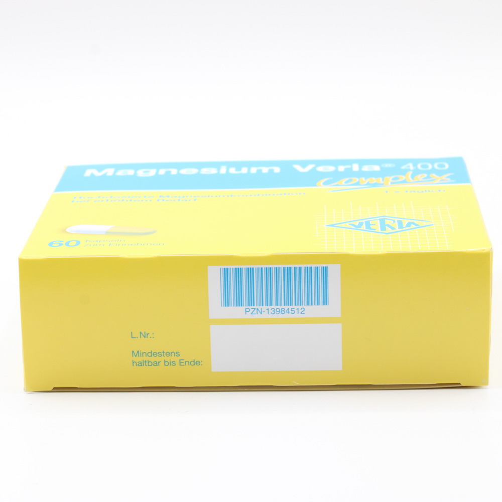 MAGNESIUM VERLA 400 Kapseln Doppelpackung (2x60 St)