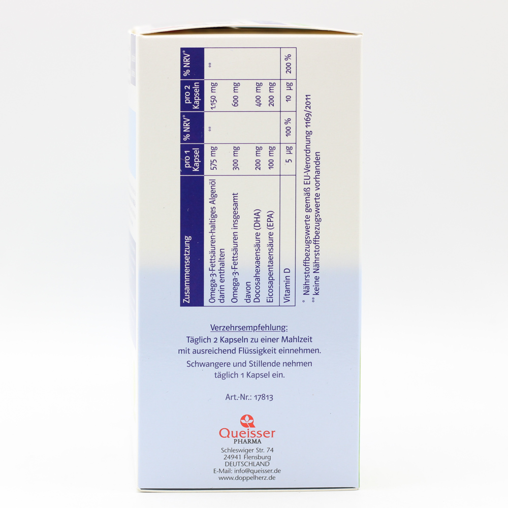 DOPPELHERZ Omega-3 pflanzlich system Kapseln