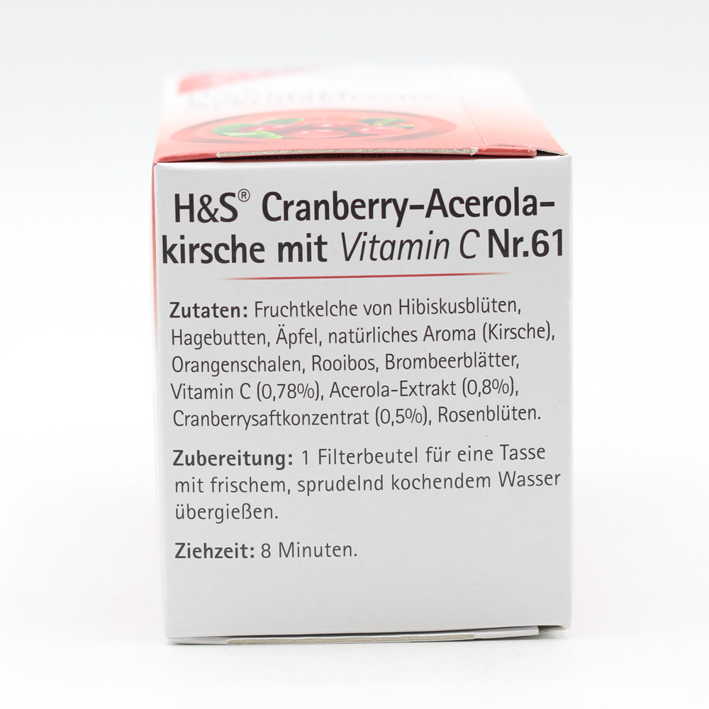 H&S Cranberry-Acerolakirsche mit Vitamin C Fbtl.