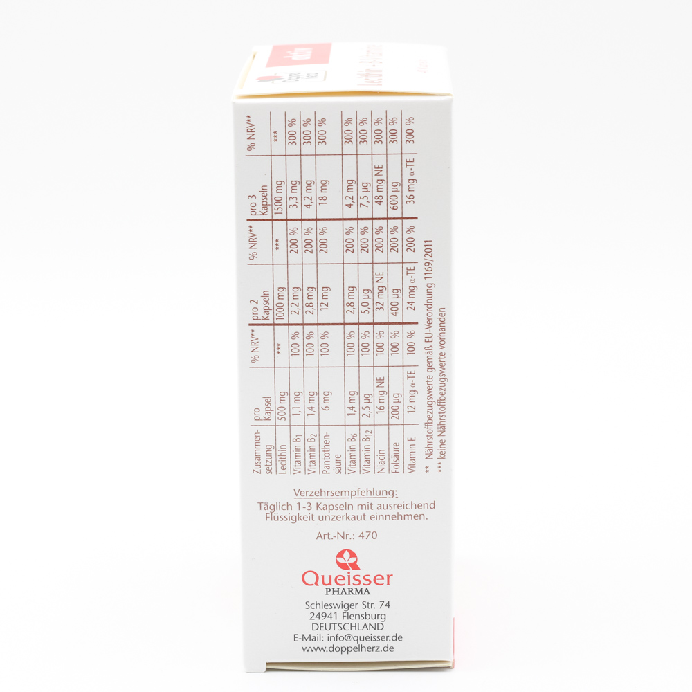 DOPPELHERZ Lecithin+B-Vitamine Kapseln