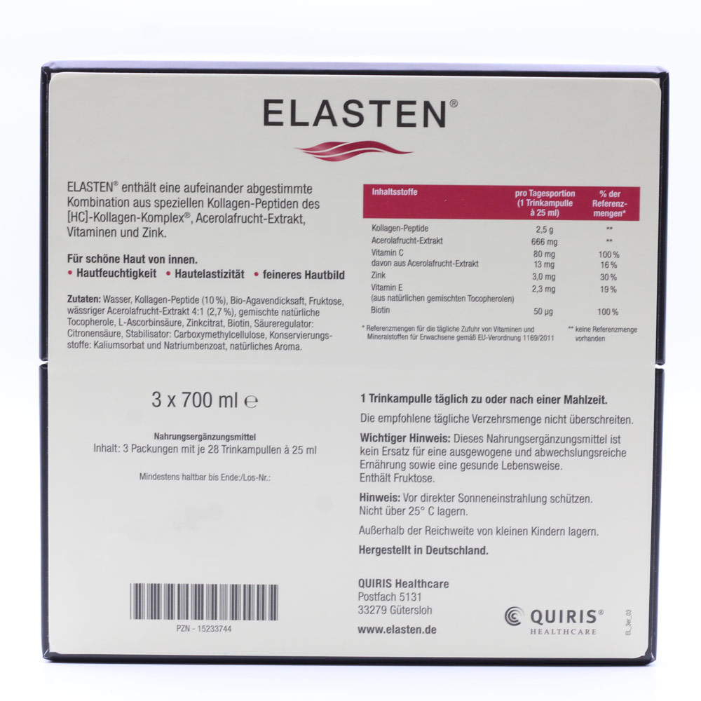 ELASTEN Trinkampullen