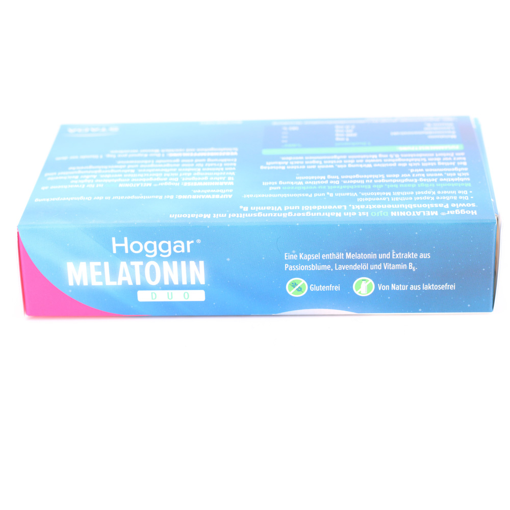 HOGGAR Melatonin DUO Einschlaf-Kapseln