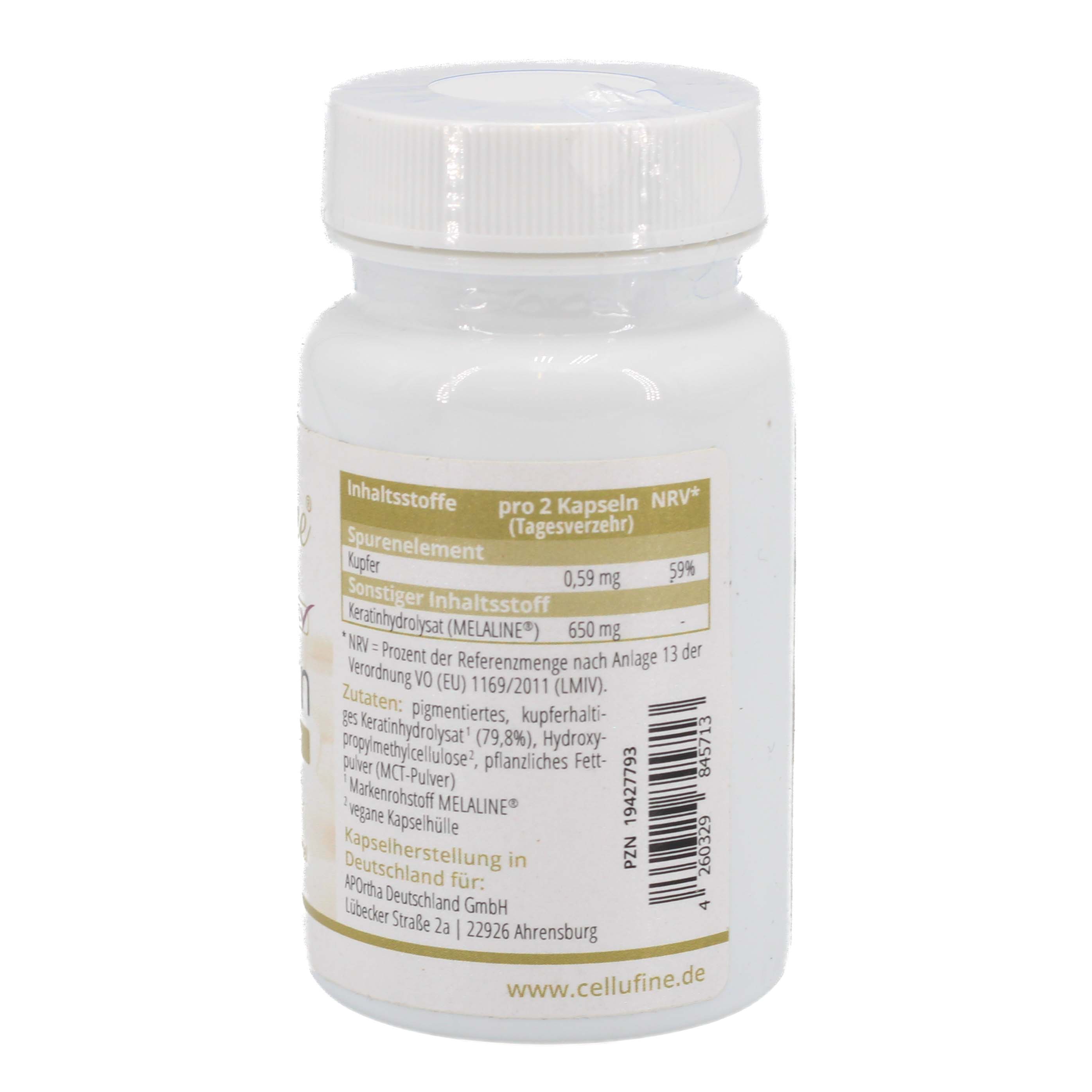 CELLUFINE CelluTann mit Melaline Kapseln