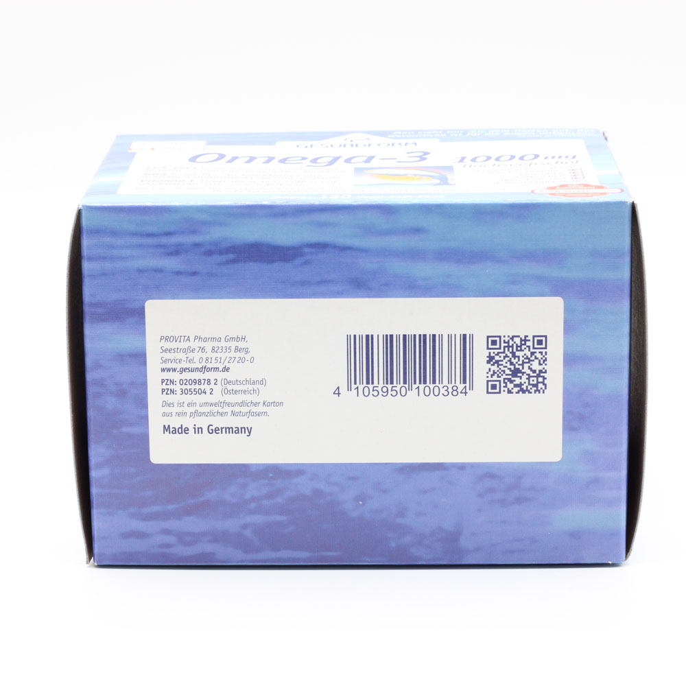 GESUNDFORM Omega-3 1000 mg Kapseln