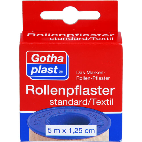 GOTHAPLAST Heftpfl.stand.1,25 cmx5 m Euroaufhänger