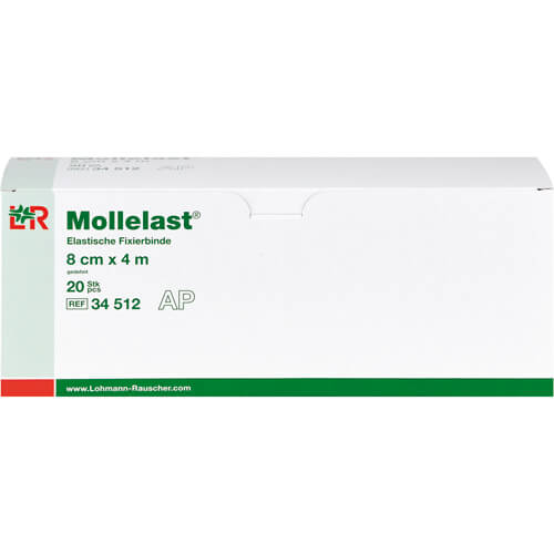 MOLLELAST Binden 8 cmx4 m weiß