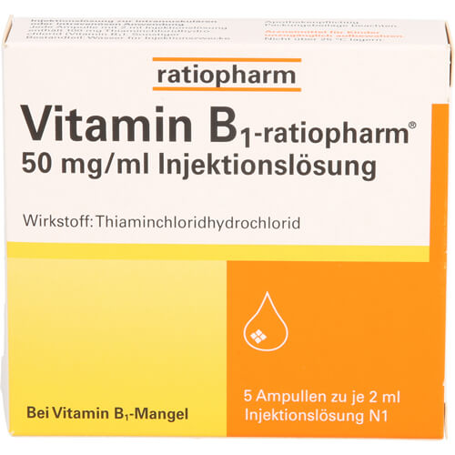 VITAMIN B1-RATIOPHARM 50 mg/ml Inj.Lsg.Ampullen