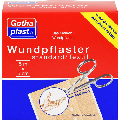 GOTHAPLAST Wundpfl.stand.6 cmx5 m Rolle