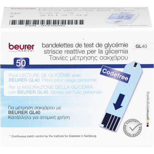 BEURER GL40 Blutzuckerteststreifen