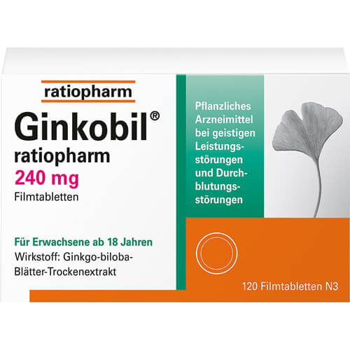 GINKOBIL-ratiopharm 240 mg Filmtabletten