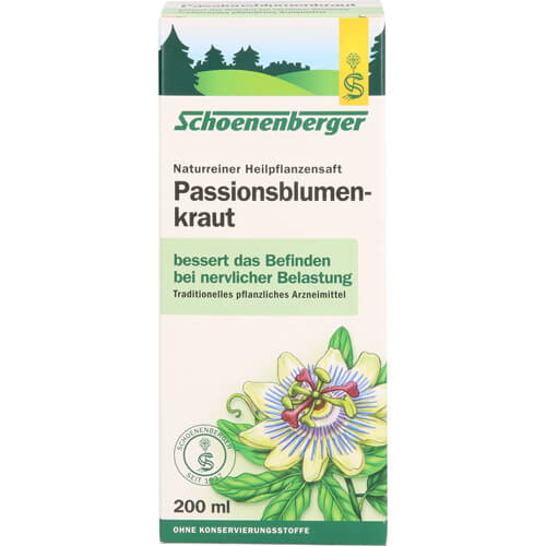 PASSIONSBLUMENKRAUT naturreiner Heilpflanzensaft