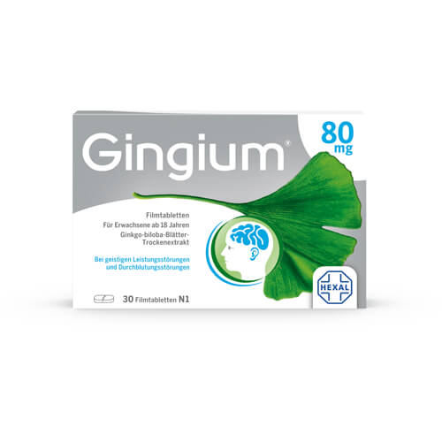 GINGIUM 80 mg Filmtabletten